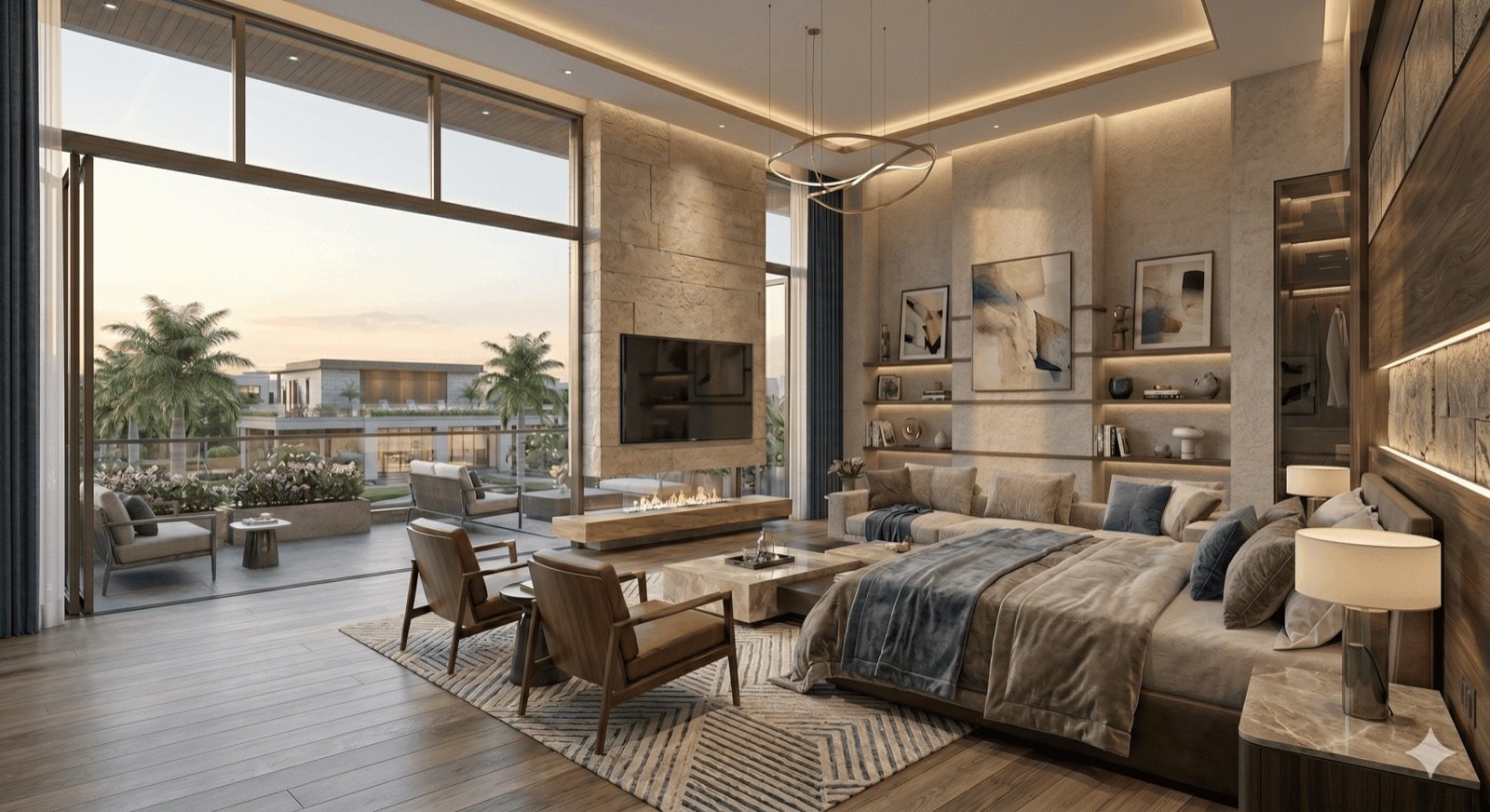 4S Estate Sector 88B master bedroom