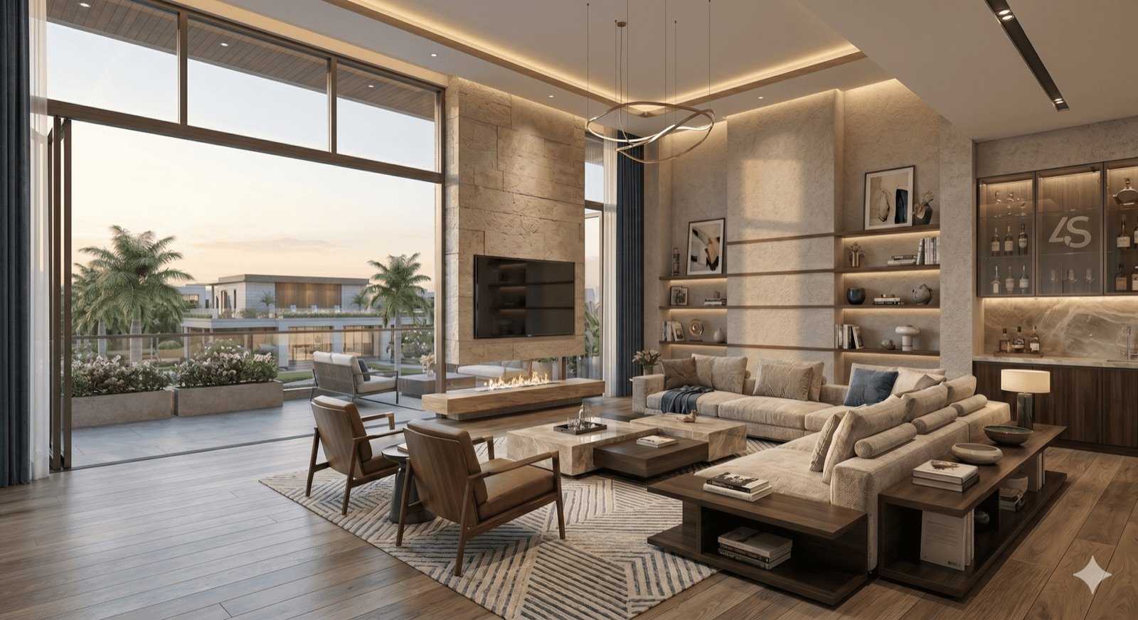 4S Estate Sector 88B luxury living room